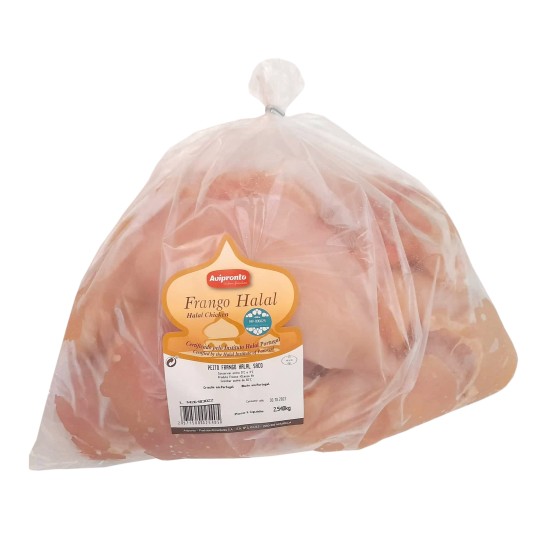 Frango Peito Halal Fresco Saco +/- 2,5 kg