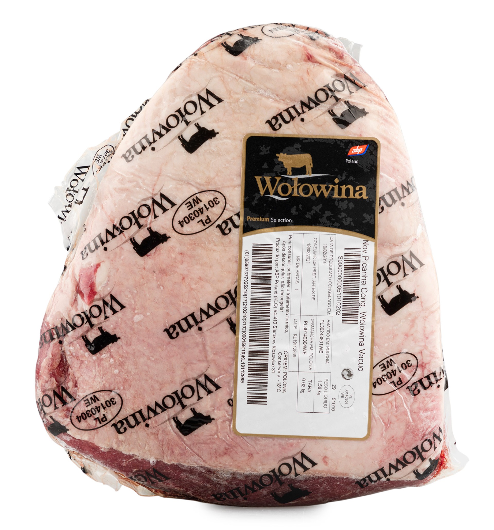 Novilho Picanha Congelada Wolowina V�cuo