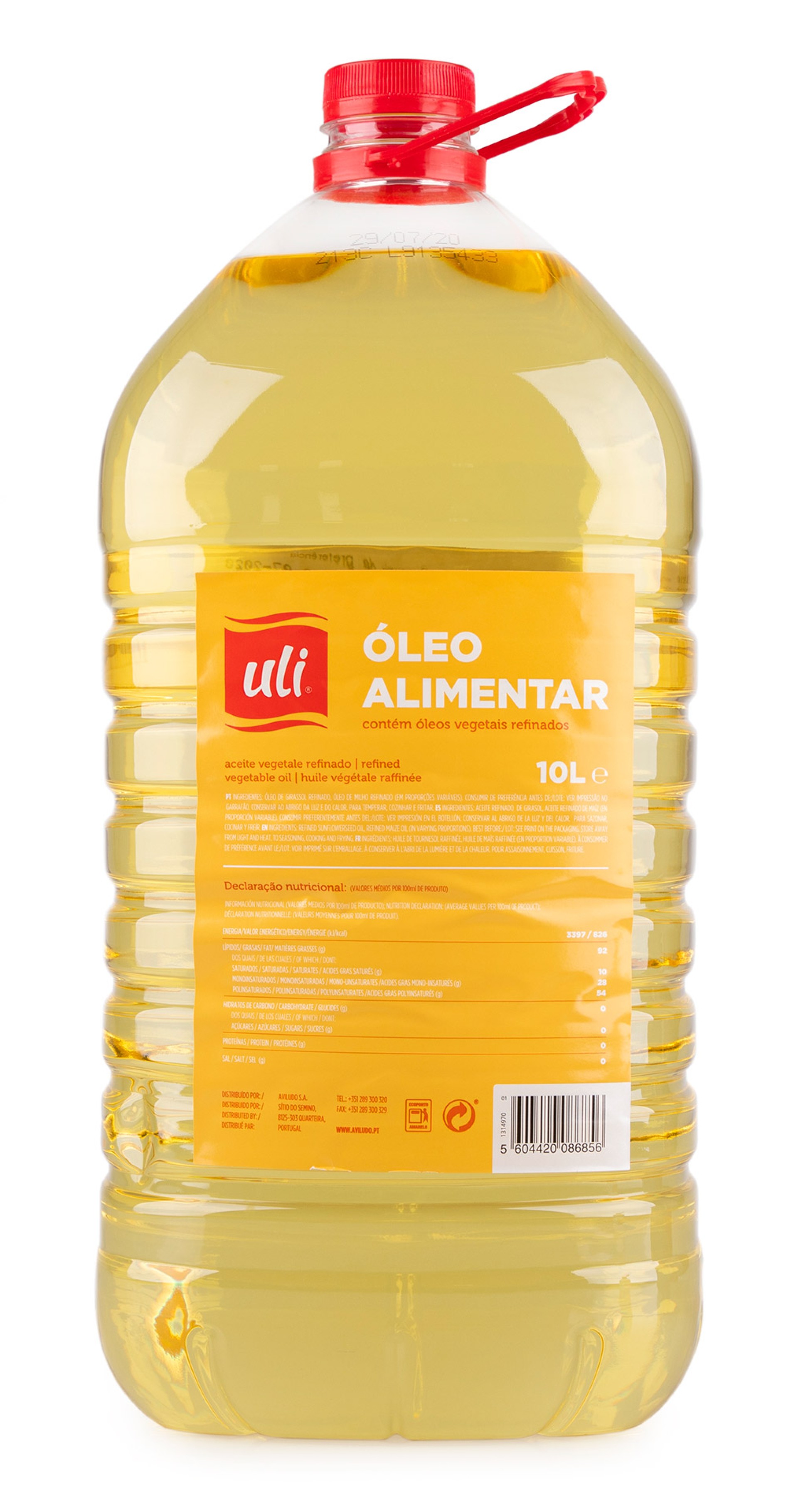 Óleo Alimentar Uli 10 l Óleo Alimentar Uli 10 l
