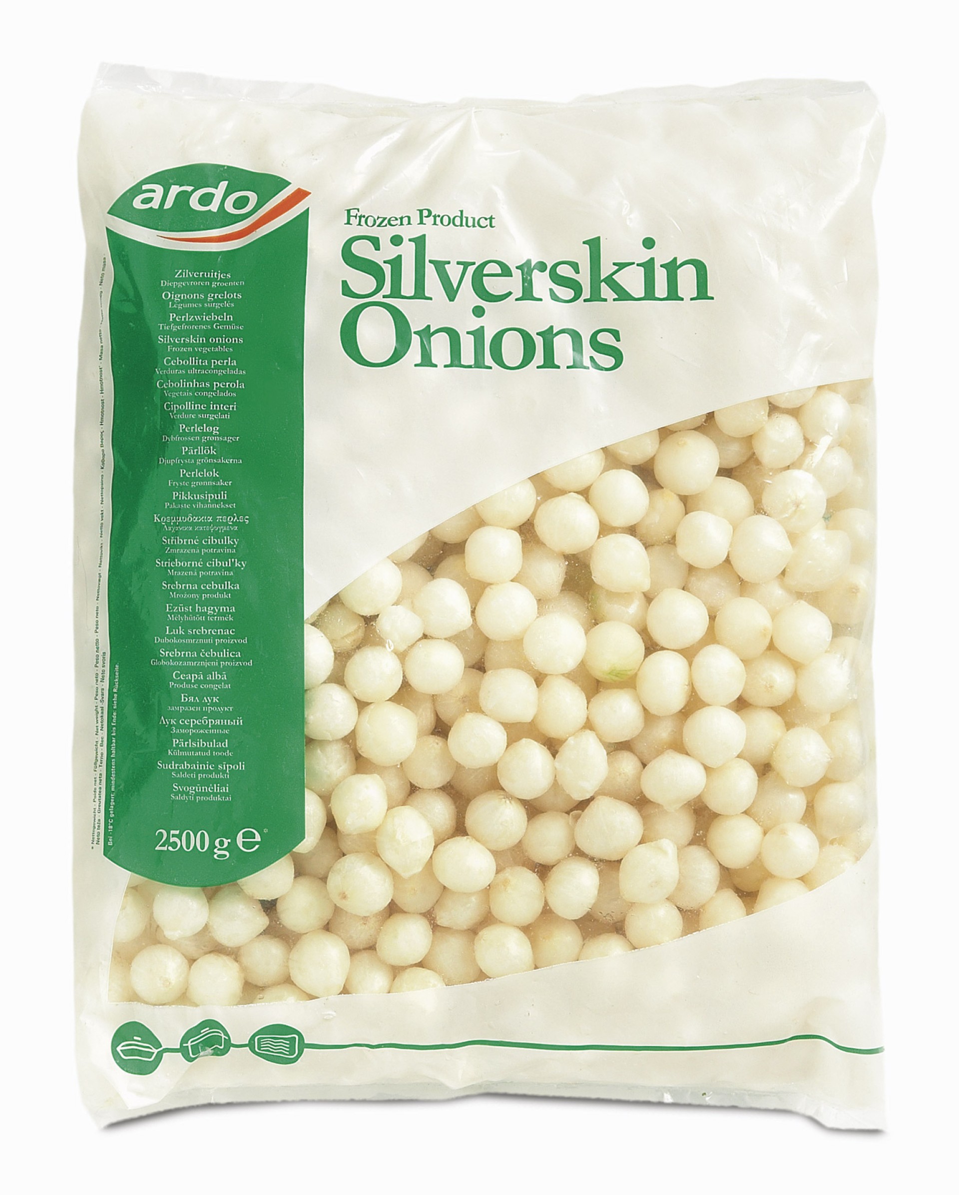 Cebola Pérola Congelada Ardo 4x2,5 kg Cebola Pérola Congelada Ardo 4x2,5 kg