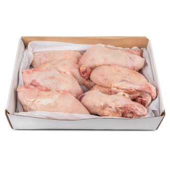 Frango Perna c/ Costas Classe A Congelado Cx 5 kg IQF