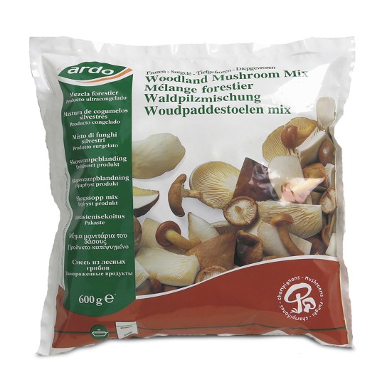 Mistura Cogumelos Silvestre Congelados Ardo 10x600 g
