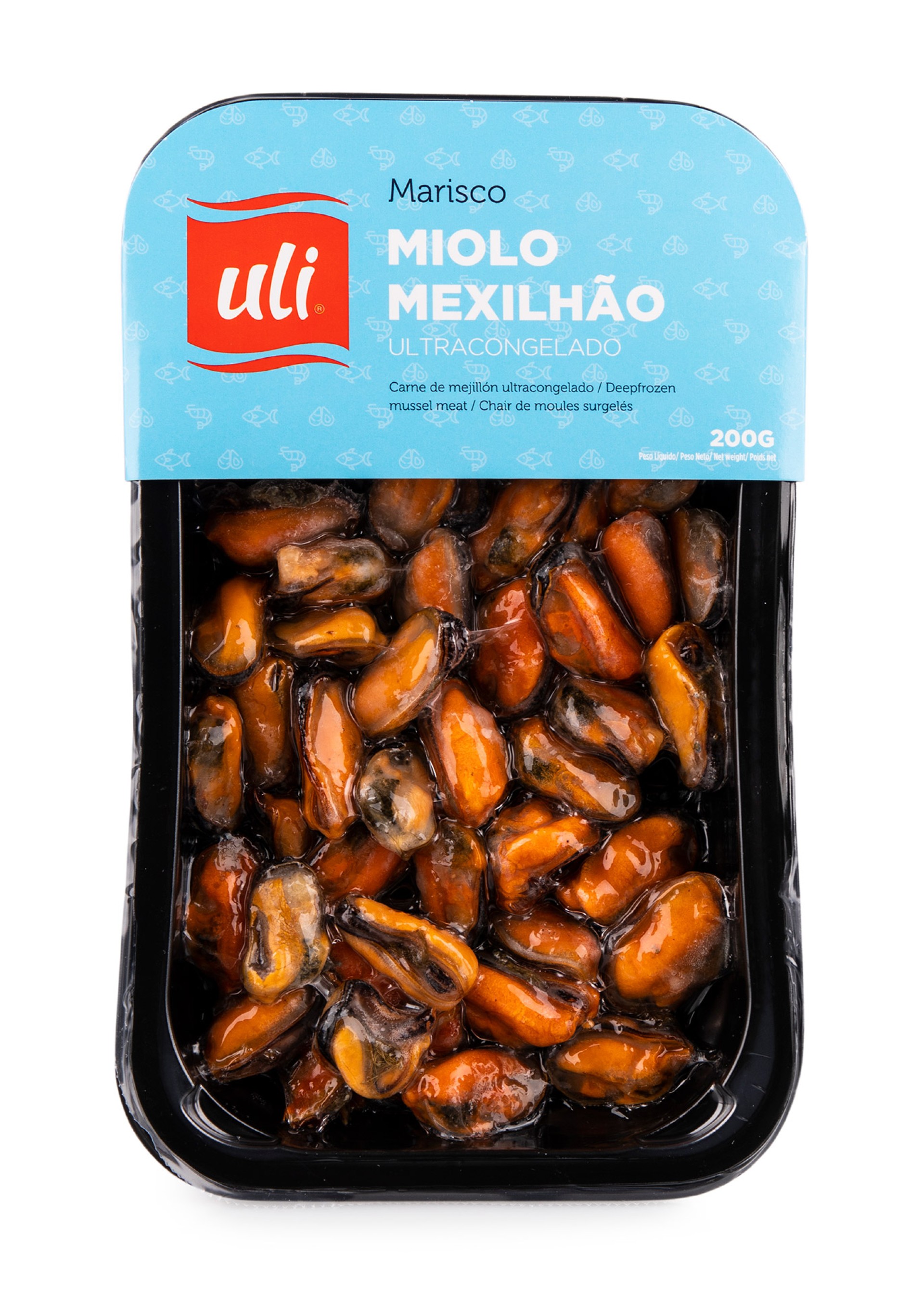 Miolo Mexilh�o Congelado Uli 12x200 g