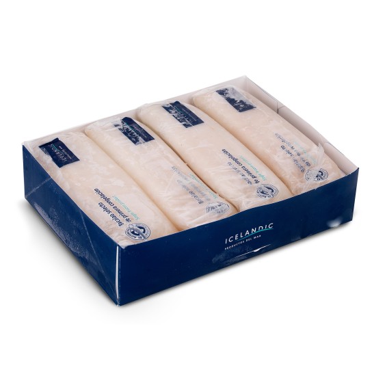 Bacalhau Lombo c/ Pele 200/300 g Congelado Cx 2 kg