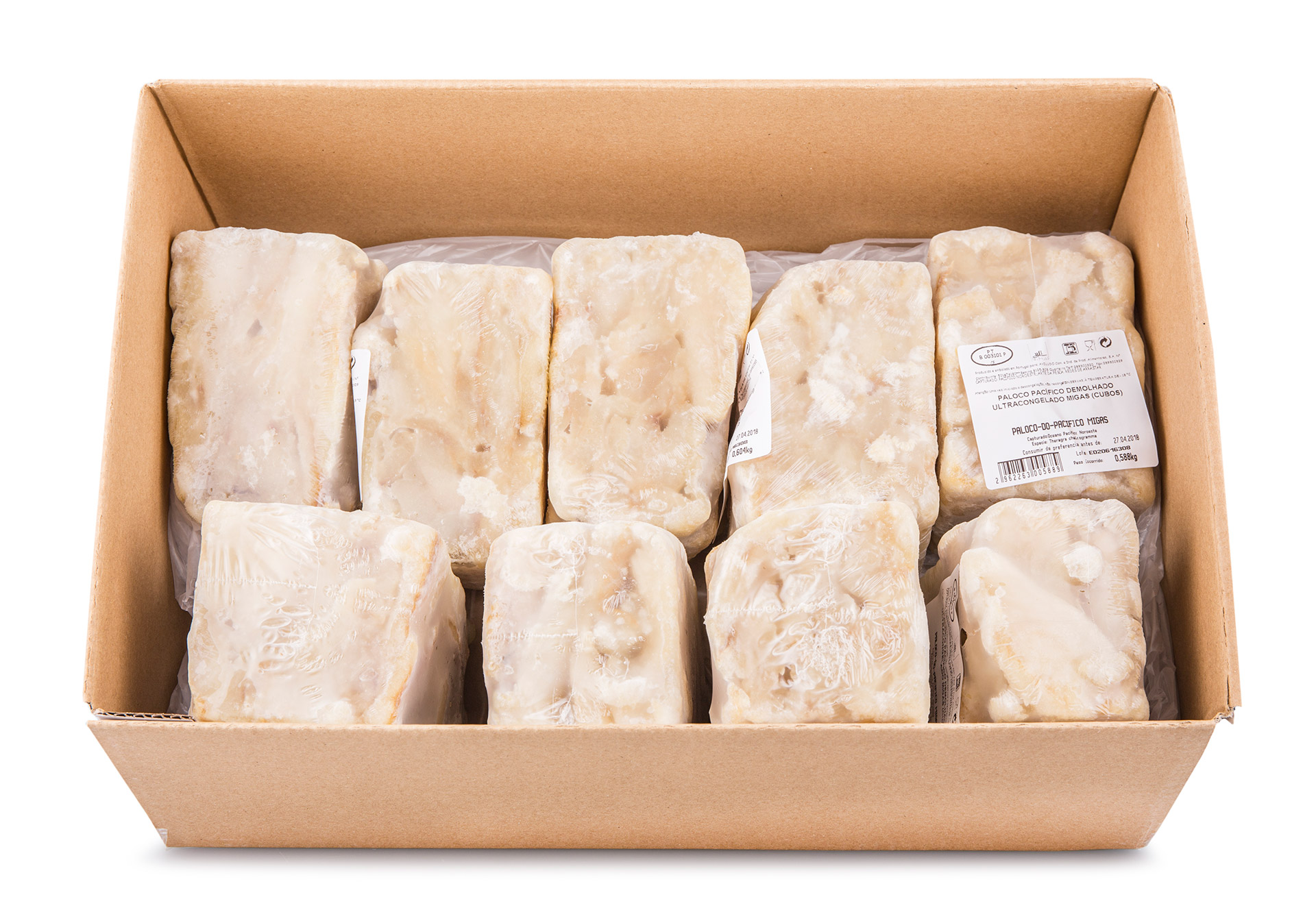 Migas Paloco Demolhado Pacífico Congeladas Uli Cx 5 kg Migas Paloco Demolhado Pacífico Congeladas Uli Cx 5 kg