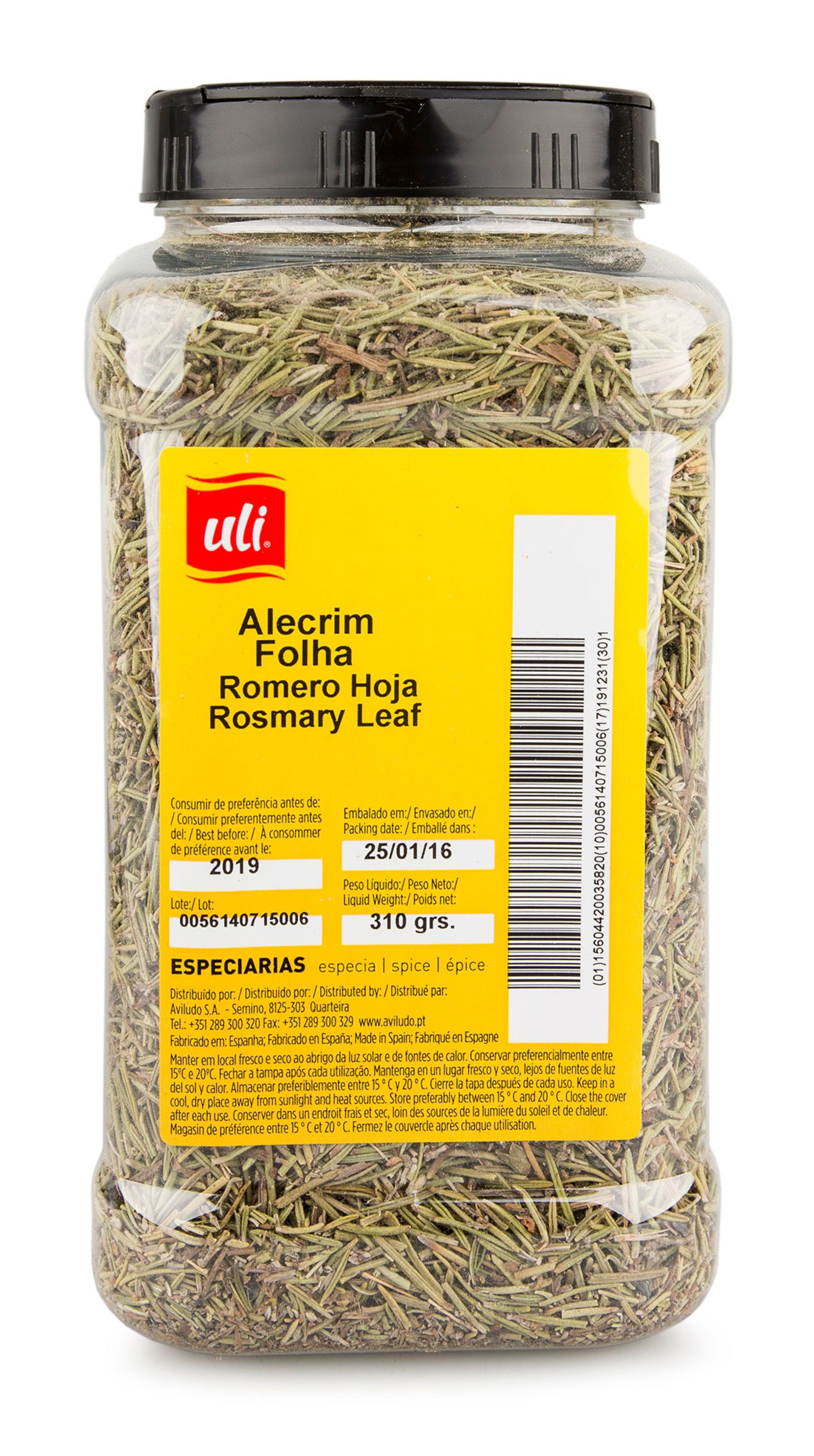 Alecrim Folha Uli Pet 310 g