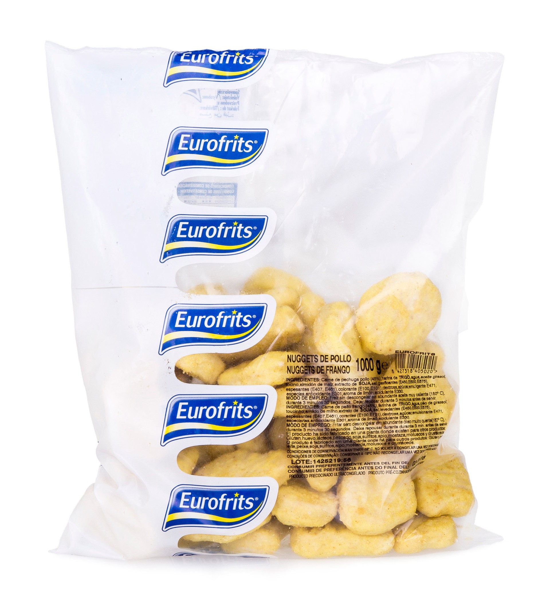 Frango Nuggets Congelados Eurofrits 5x1 kg