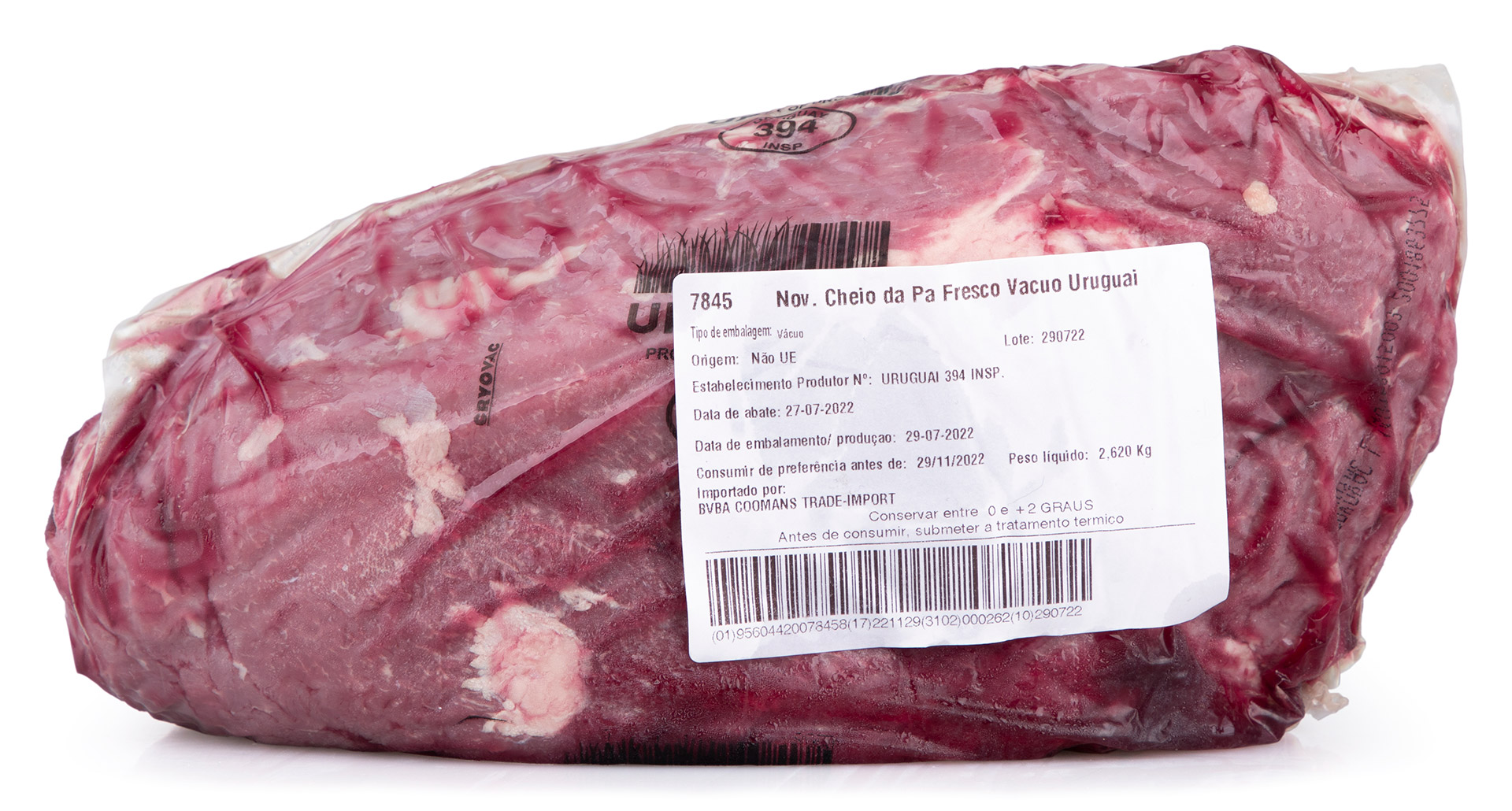 Novilho Cheio da P� Fresco Uruguai V�cuo