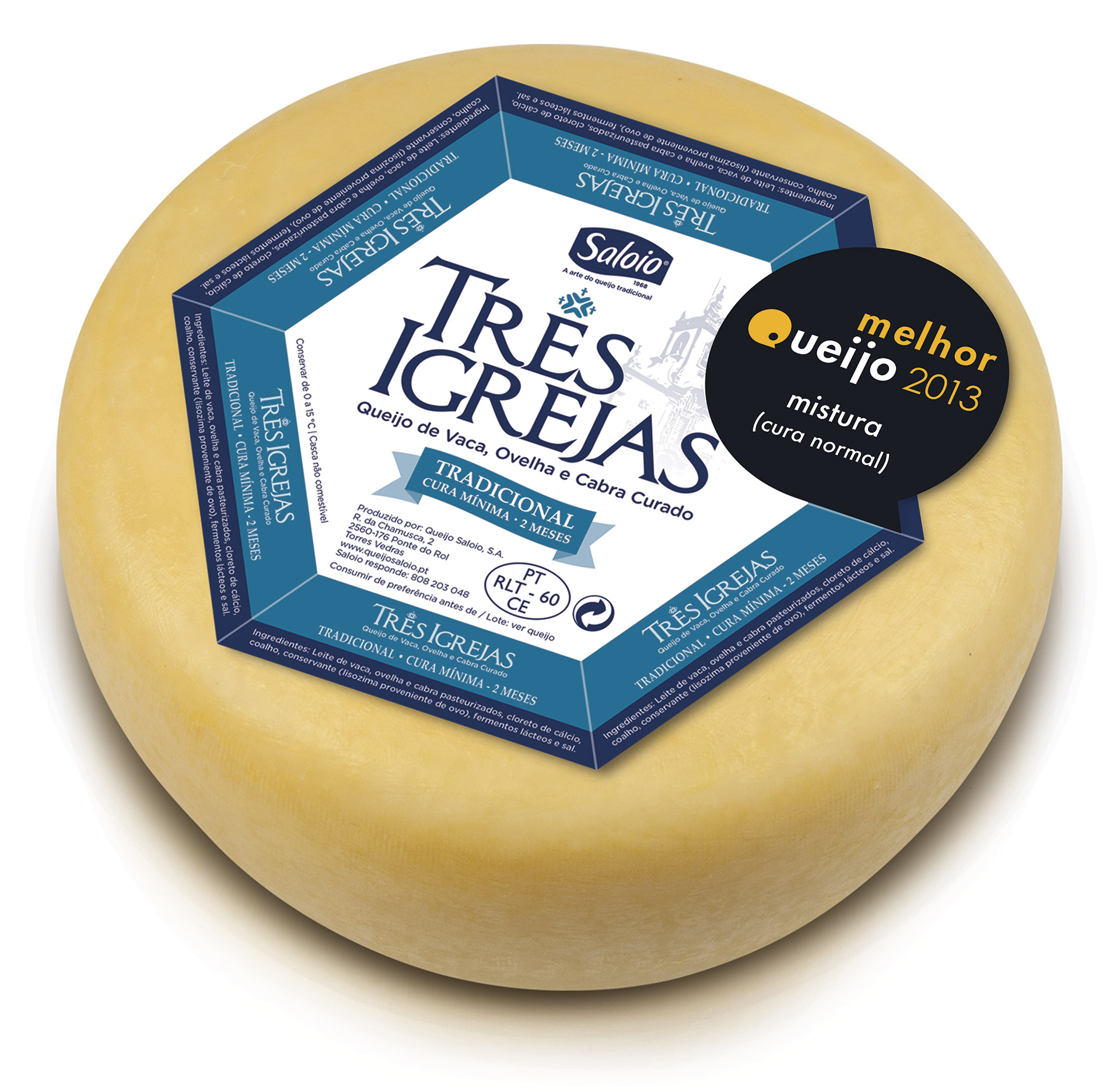 Queijo Tr�s Igrejas B7 2 Meses Grande