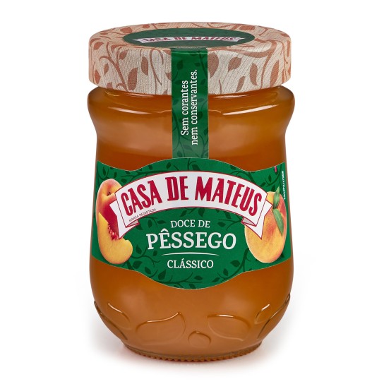 Doce Pssego Casa de Mateus 8x330 g