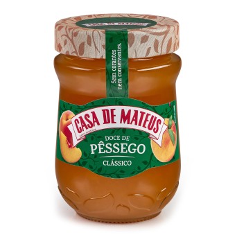 Doce Pssego Casa de Mateus 8x330 g