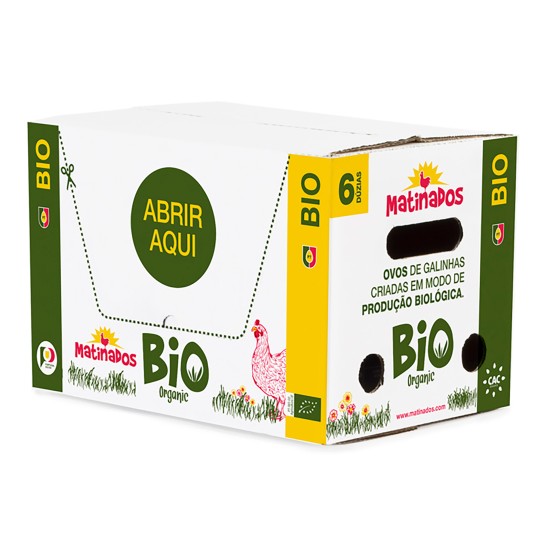 Ovo Embalado Biológico Matinados 12x6 Un Ovo Embalado Biológico Matinados 12x6 Un