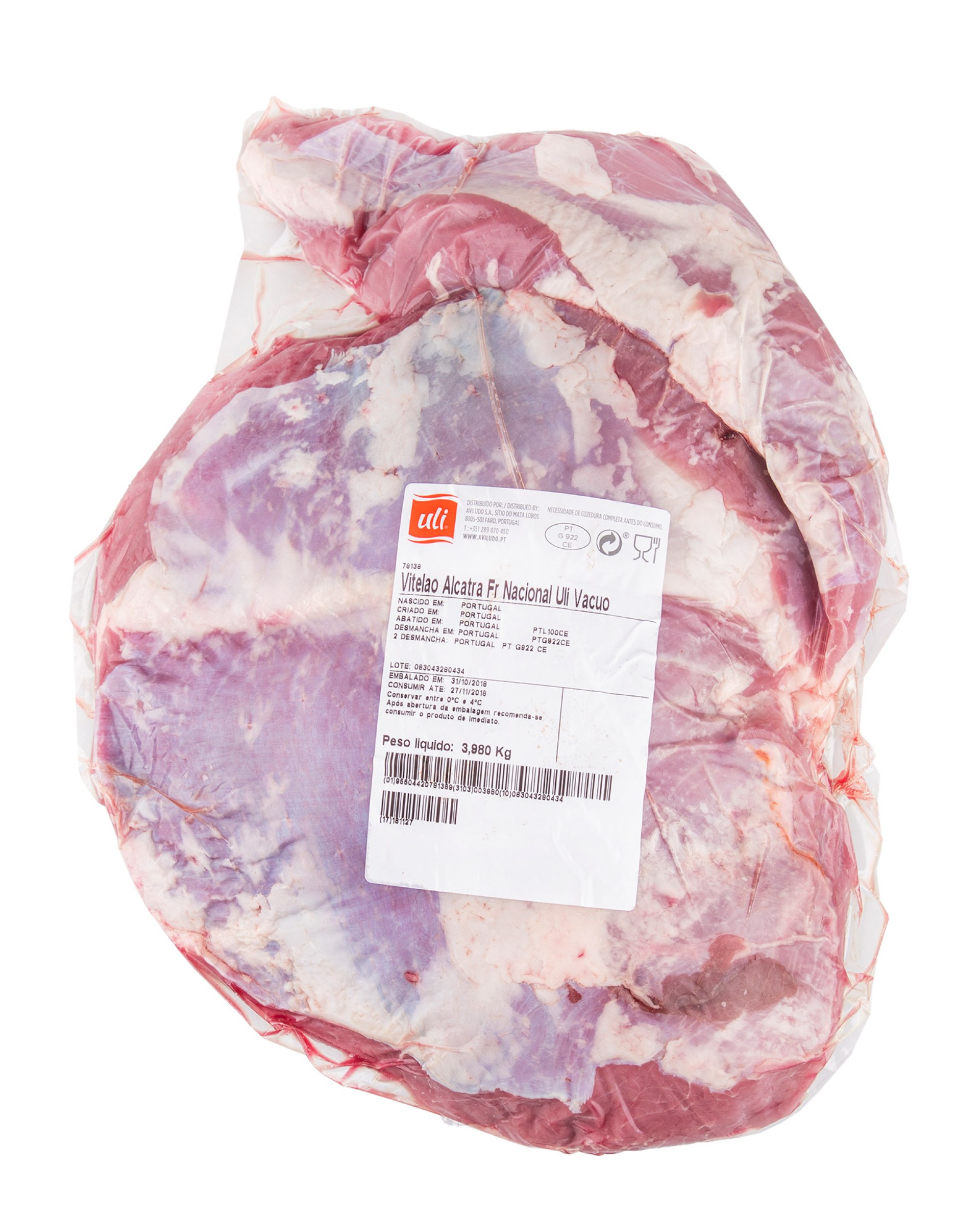 Vitelão Alcatra Fresca Nacional Uli Vácuo Vitelão Alcatra Fresca Nacional Uli Vácuo