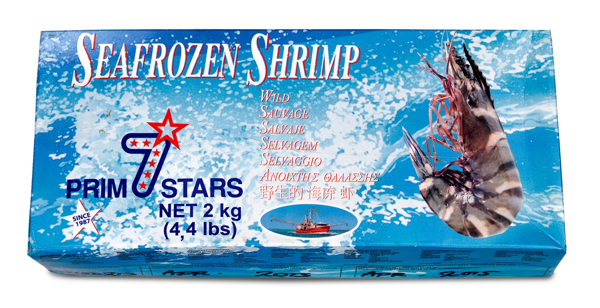 Camar�o Tigre 20/30 Congelado Nig�ria Cx 2 kg