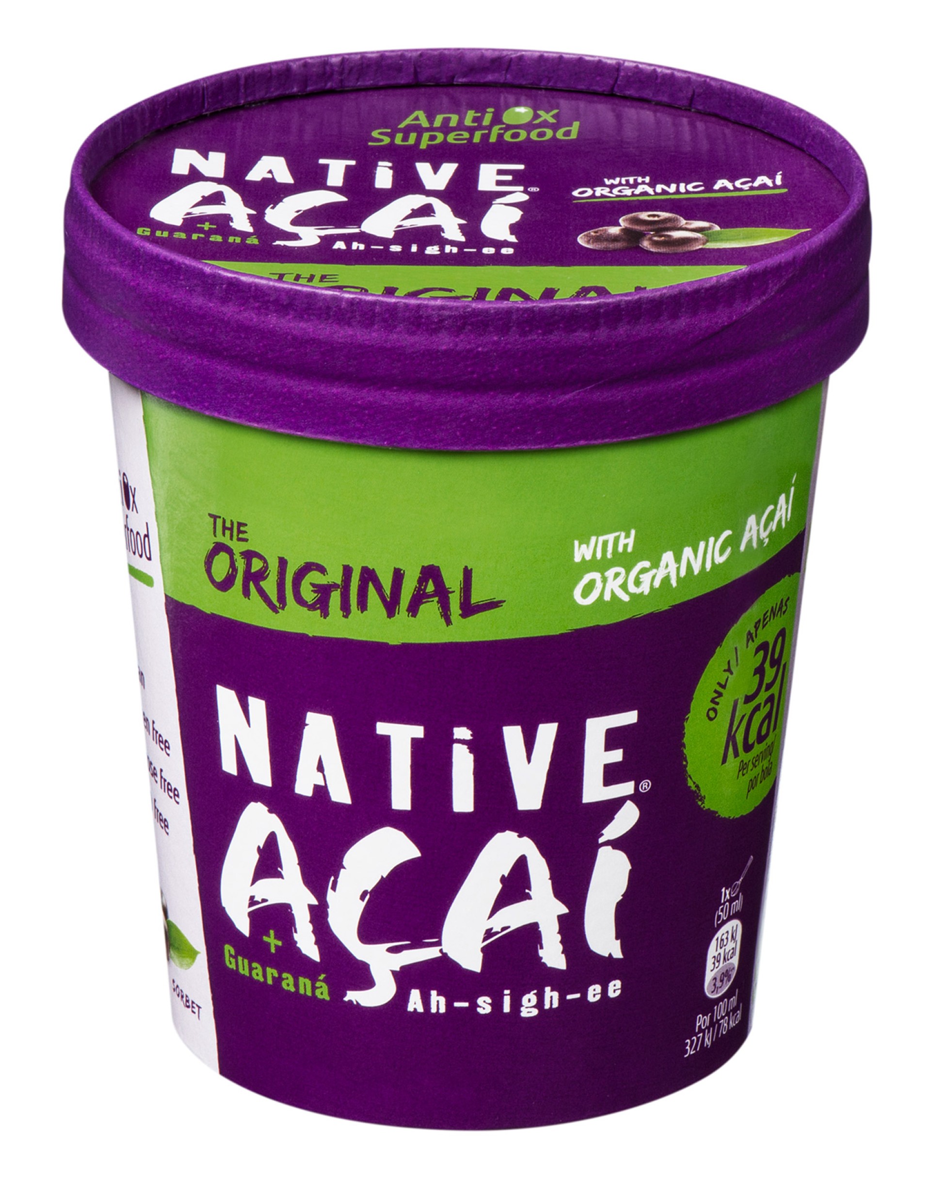 Sorbet A�a� c/ Guaran� Congelado 8x480 ml