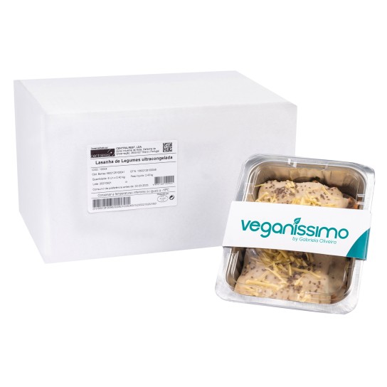 Lasanha Legumes Vegan Congelada 6x400 g