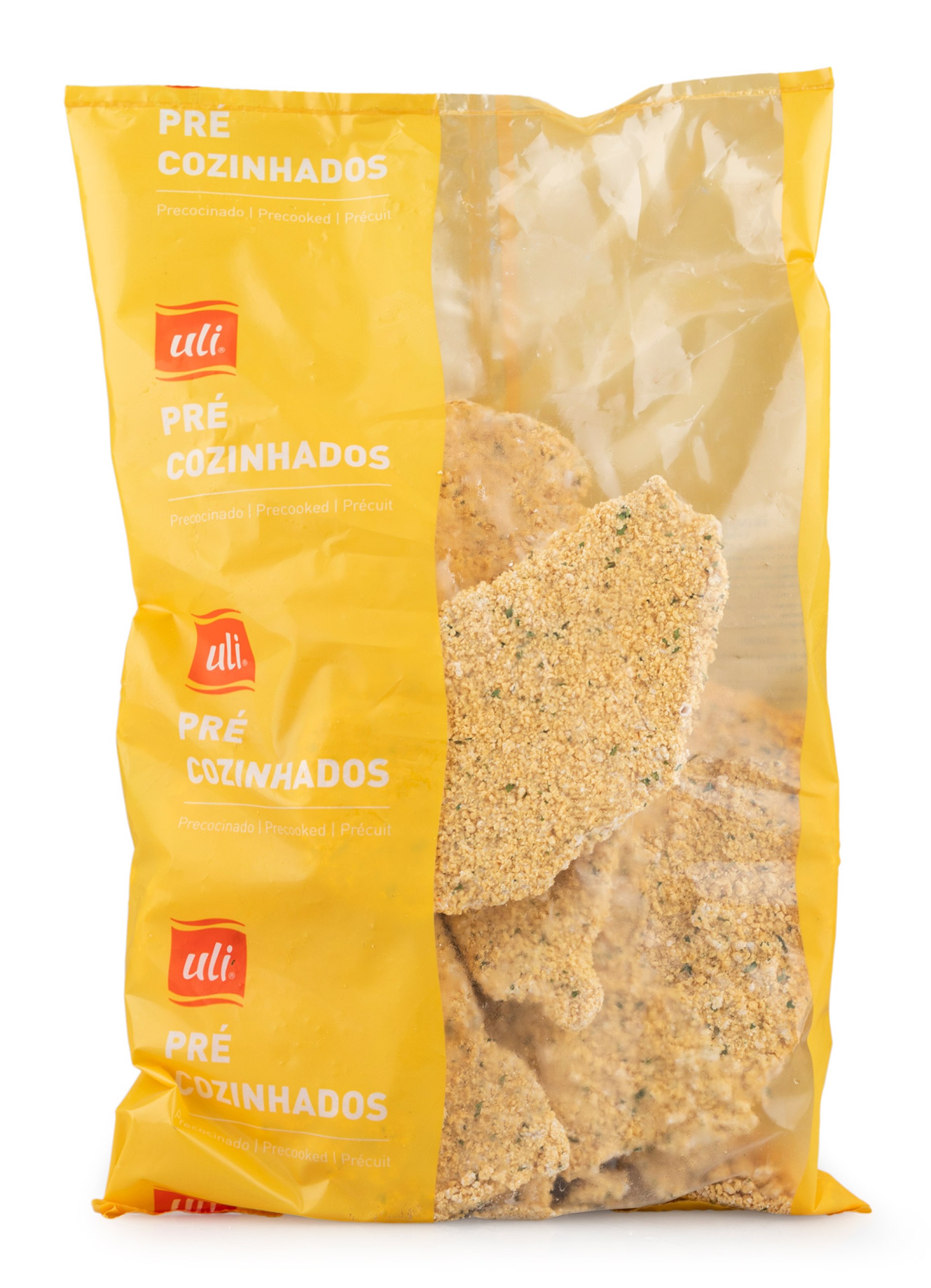 Frango Bife Panado Congelado Uli 4x1 kg Frango Bife Panado Congelado Uli 4x1 kg