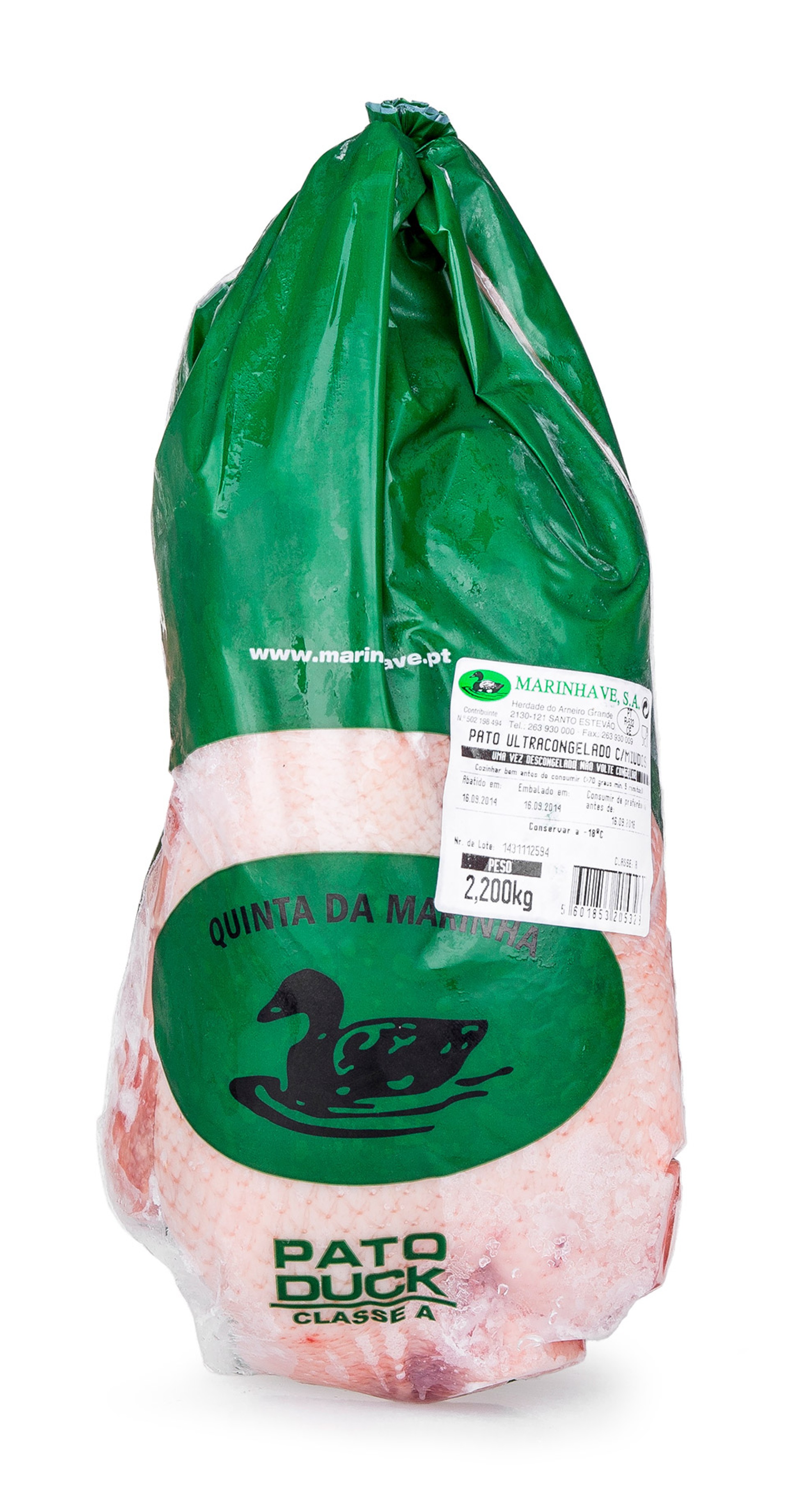 Pato c/ Mi�dos Congelado Quinta da Marinha 6x2,2 kg