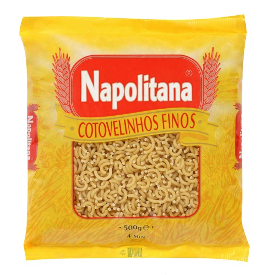 Massa Cotovelinhos Finos Napolitana 20x500 g