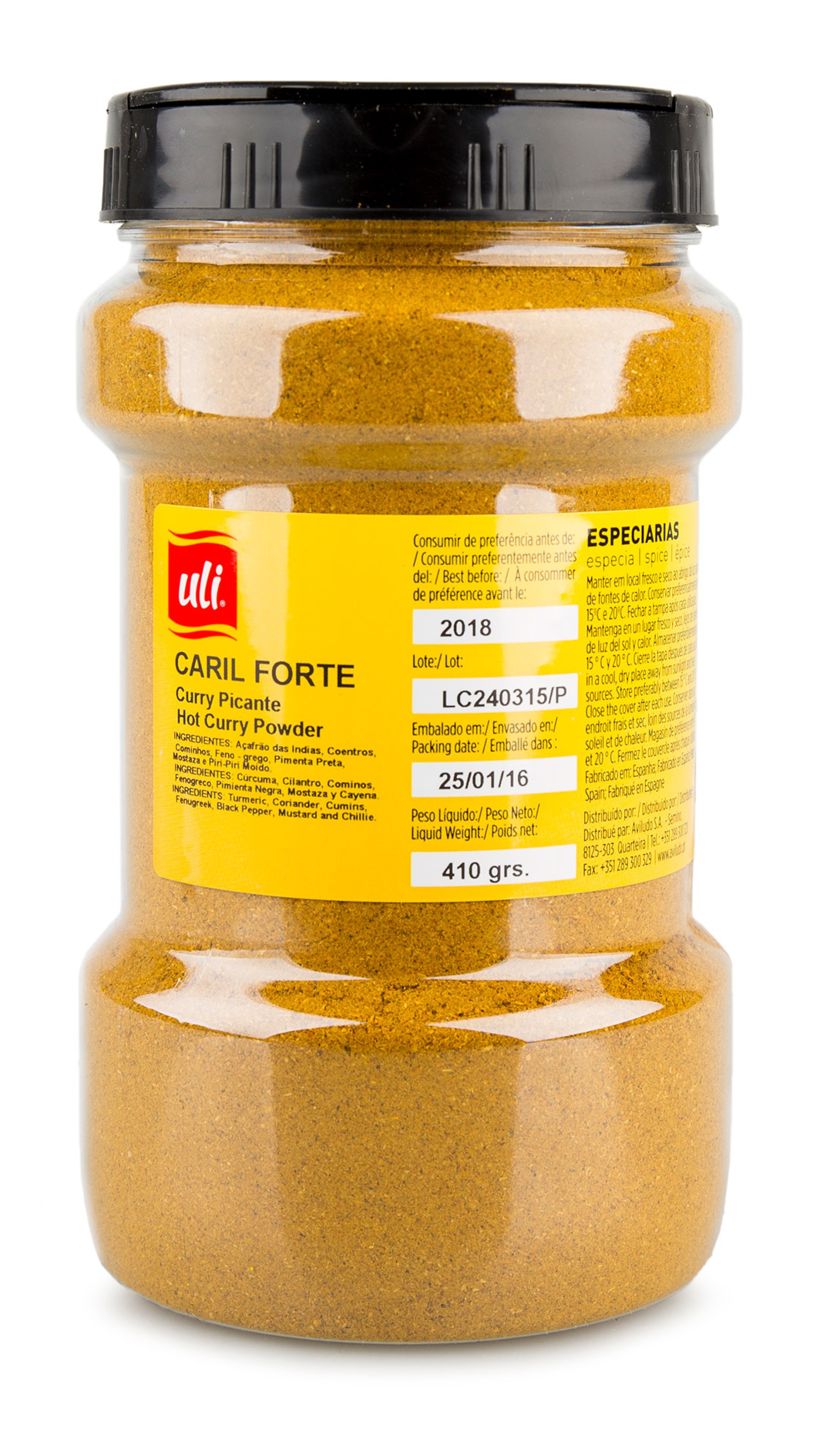 Caril Pó Forte Uli 410 g Caril Pó Forte Uli 410 g