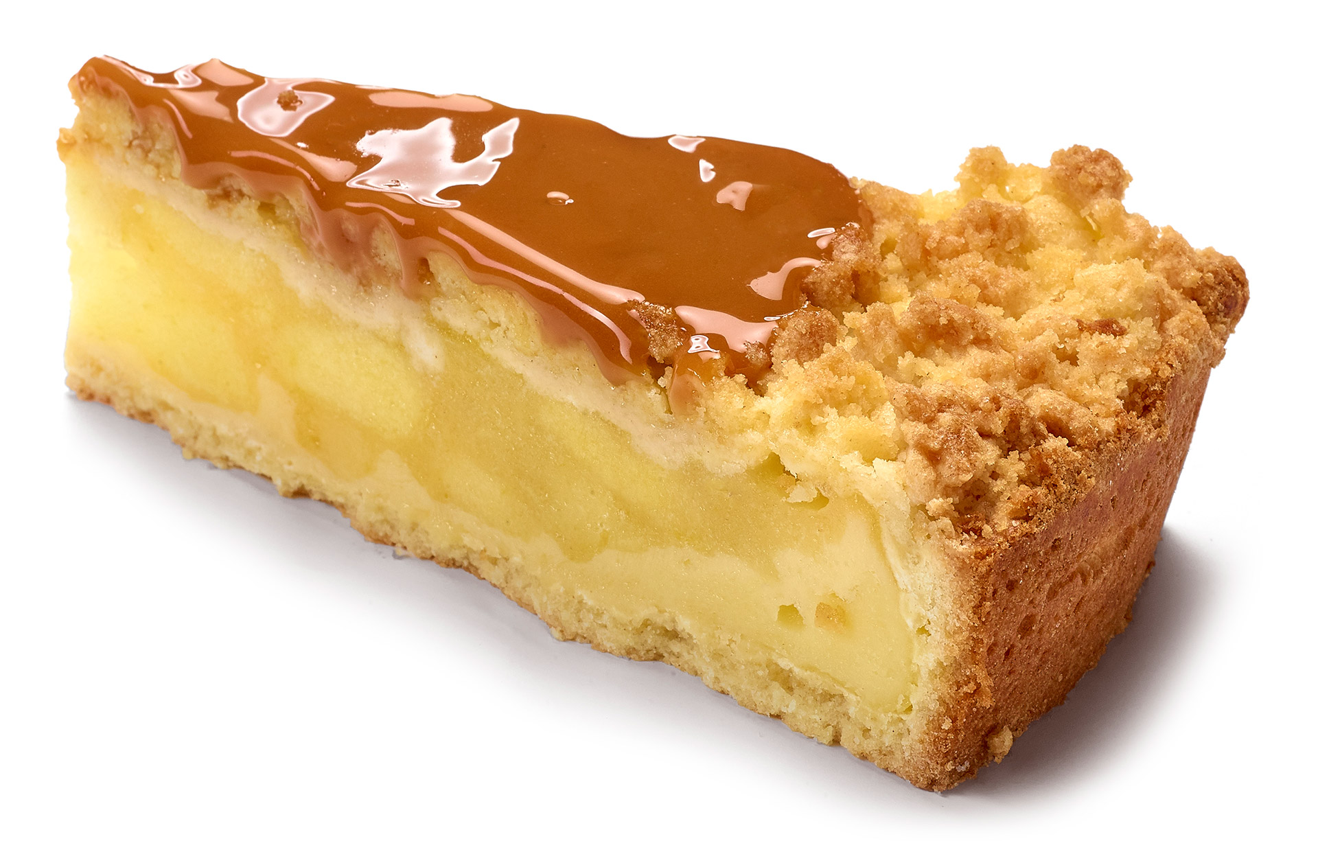 Tarte Maçã/Caramelo Crumble Congelada Vandemoortele 4x1,8 kg Tarte Maçã/Caramelo Crumble Congelada Vandemoortele 4x1,8 kg