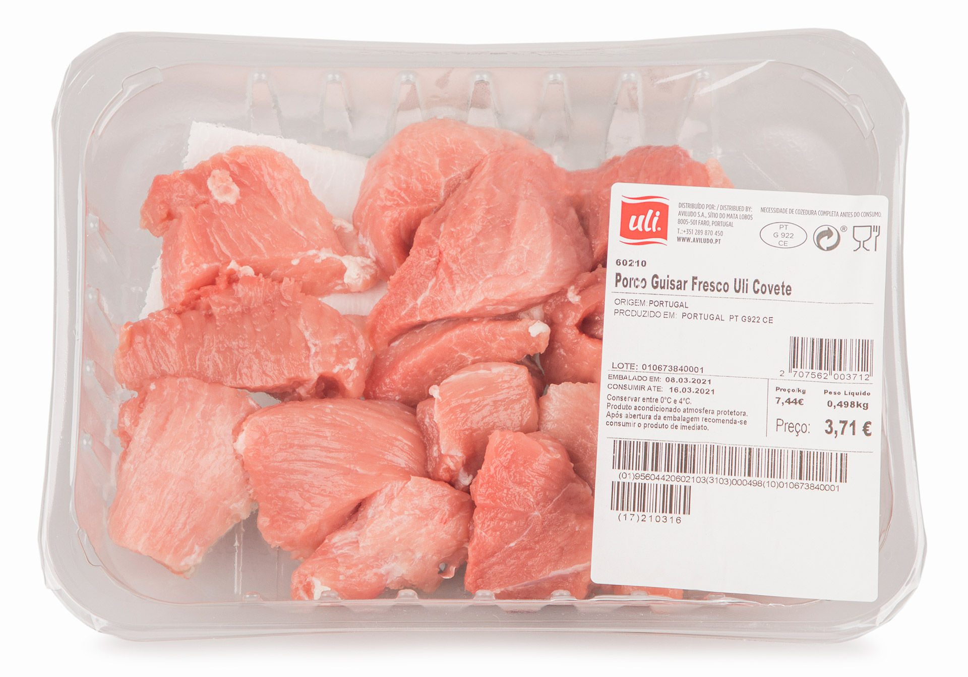 Porco Guisar Fresco Uli Cuvete