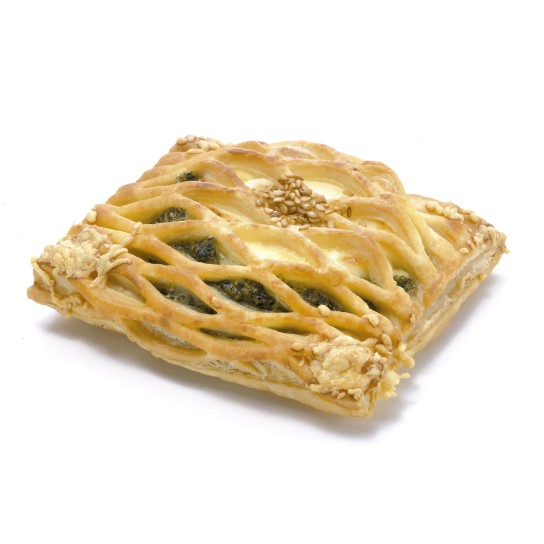 Folhado Espinafres c/ Queijo Cabra Congelado Baker & Baker 24x135 g Folhado Espinafres c/ Queijo Cabra Congelado Baker & Baker 24x135 g