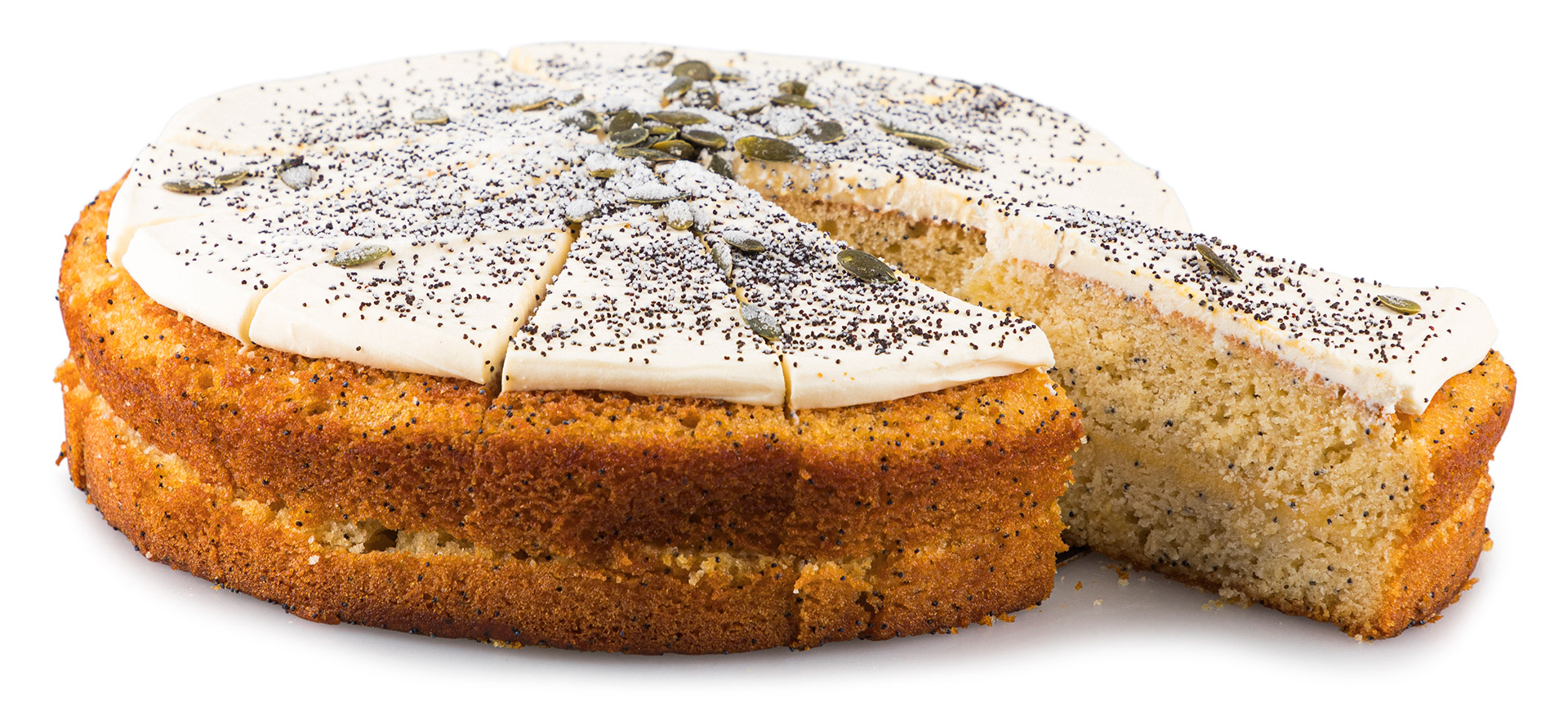 Bolo Naked Lim�o/Sementes Papoila Congelado Uli Cx 1,7 kg