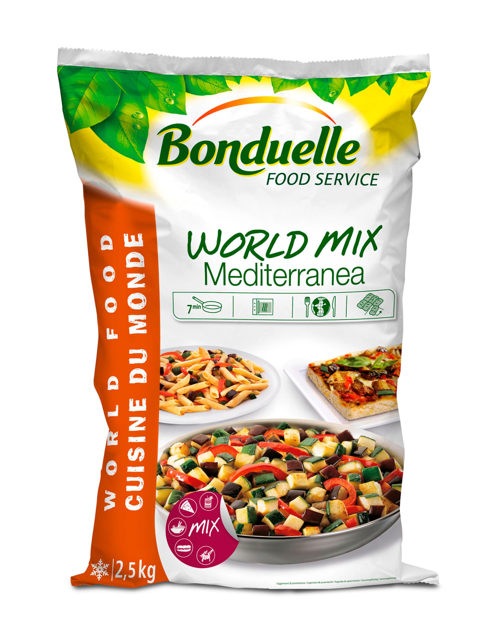 World Mix Mediterrâneo Congelados Bonduelle 4x2,5 kg World Mix Mediterrâneo Congelados Bonduelle 4x2,5 kg