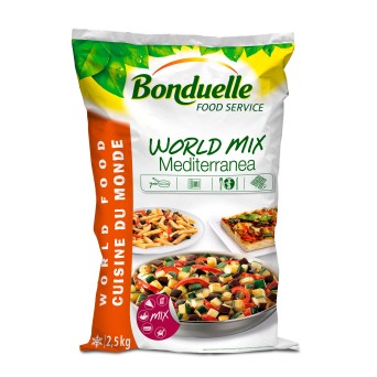 World Mix Mediterrneo Congelados Bonduelle 4x2,5 kg