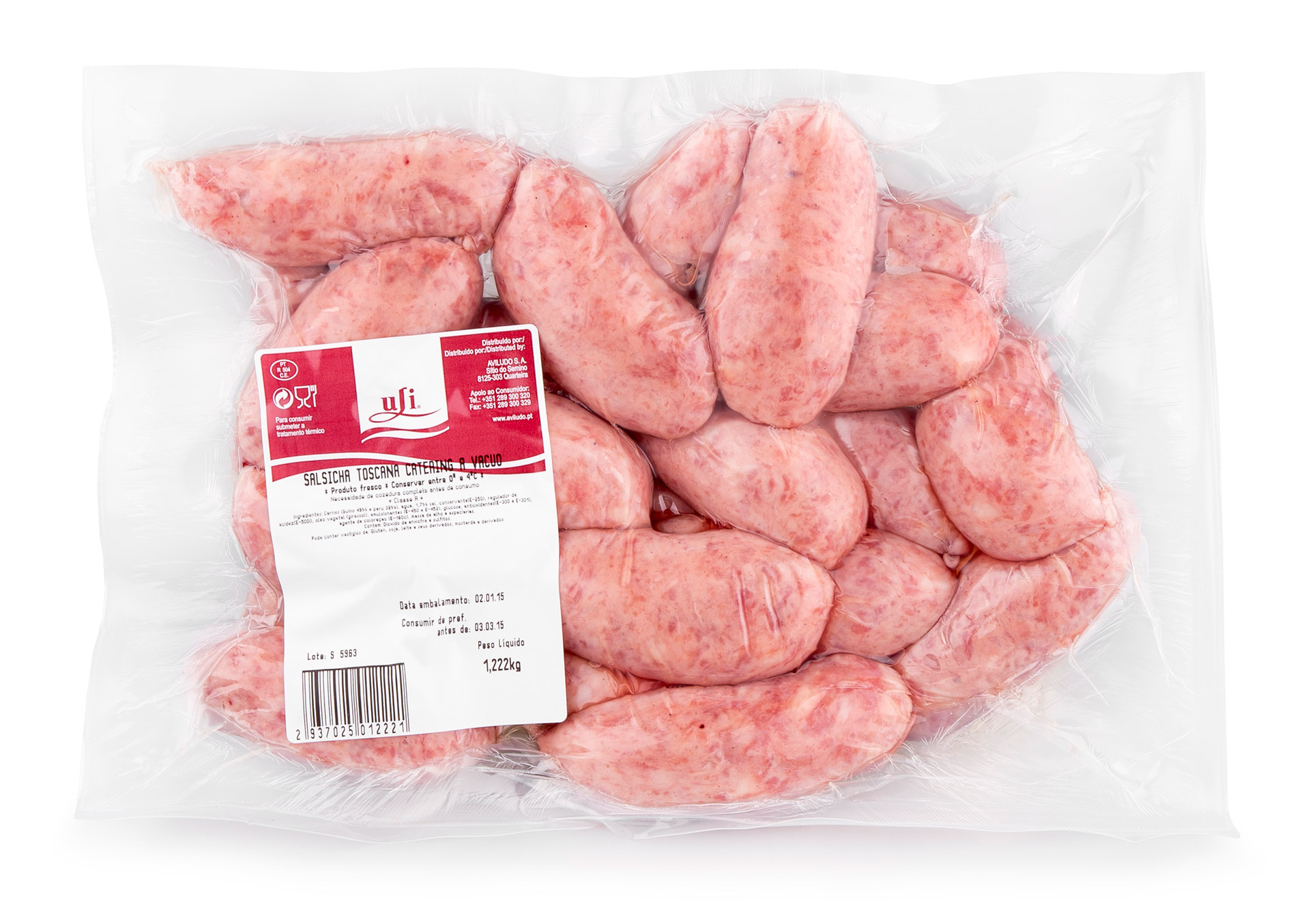 Salsichas Toscana Catering Frescas Uli