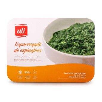 Esparregado Espinafres Congelado Uli 6x350 g