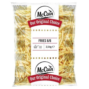 Batata Original 6/6 Congelada McCain 5x2,5 kg