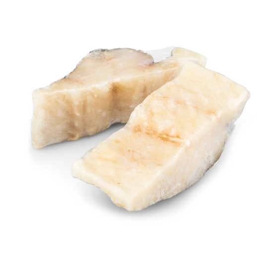 Bacalhau Demolhado Posta c/ Lombo 300/400 g Higienizada Congelada Uli Cx 5 kg