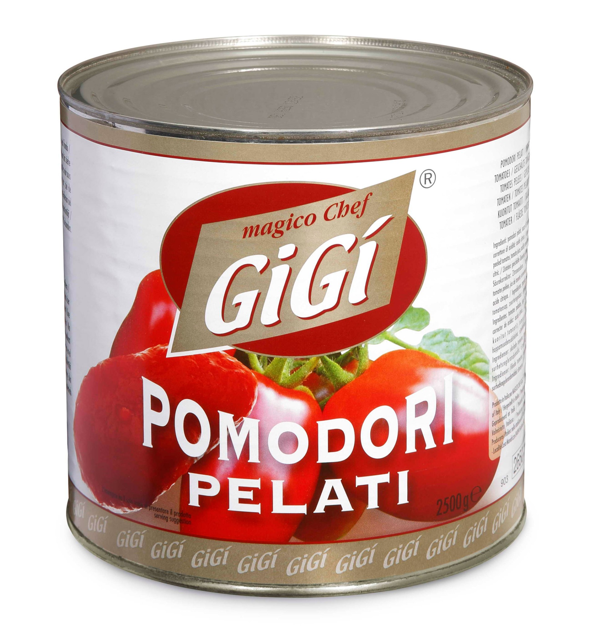 Tomate Pelado Chef Gig� 6x2,5 kg