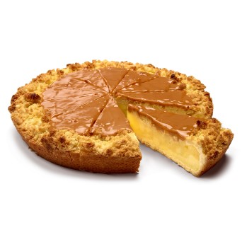 Tarte Ma/Caramelo Crumble Congelada Vandemoortele 4x1,8 kg