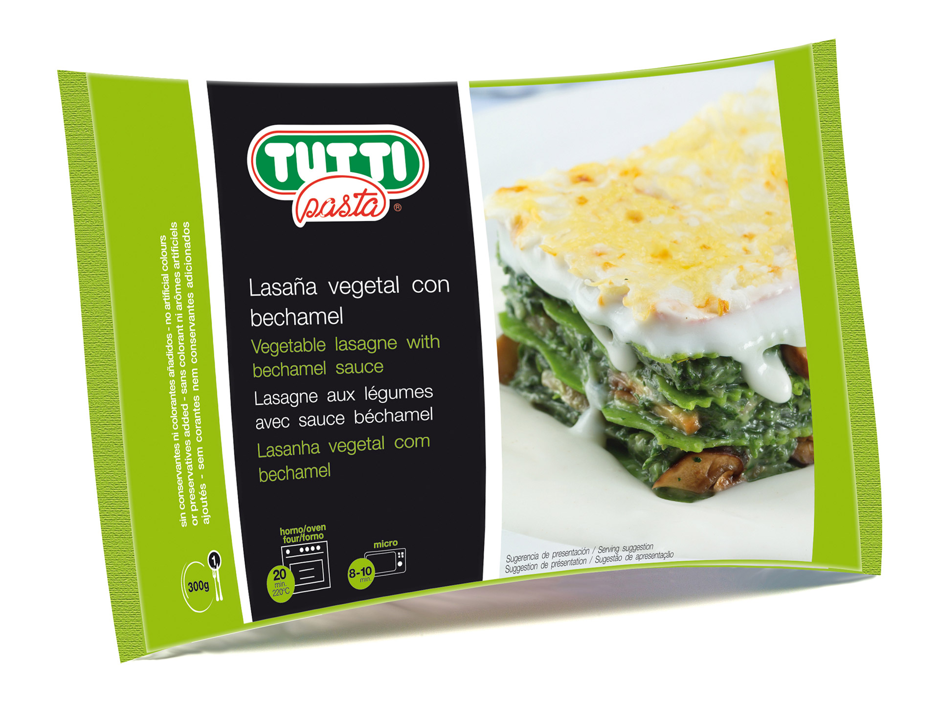 Lasanha Vegetais Congelada Tutti 15x300 g