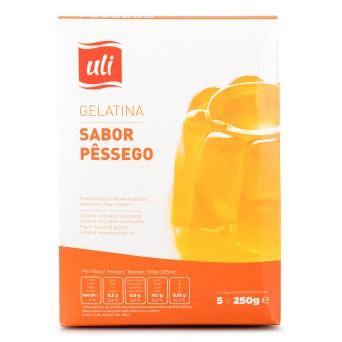 Gelatina Pssego Uli Cx 1250 g