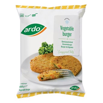 Hambrguer Vegetal Congelado Ardo 10x1 kg