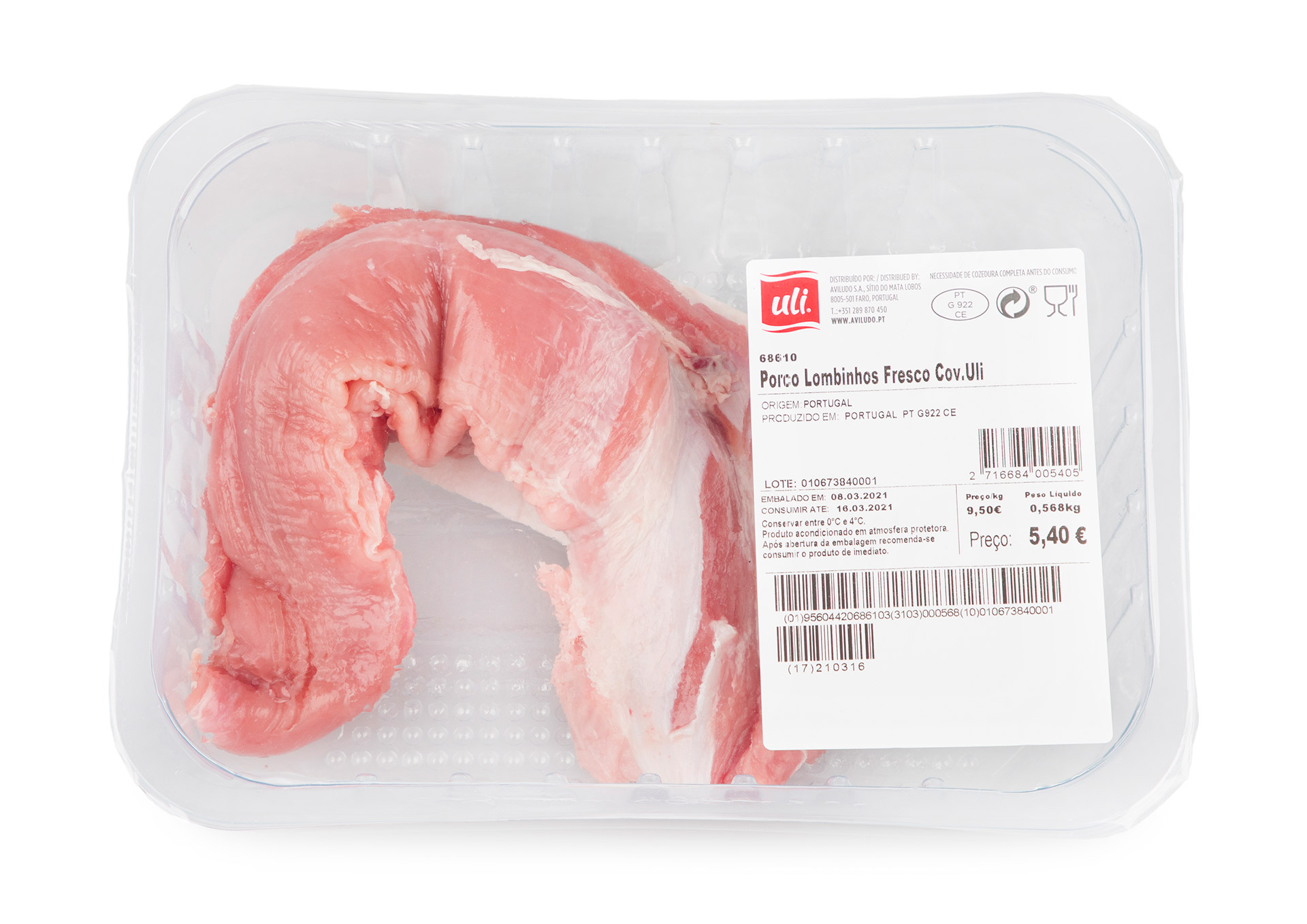 Porco Lombinhos Frescos Uli Cuvete