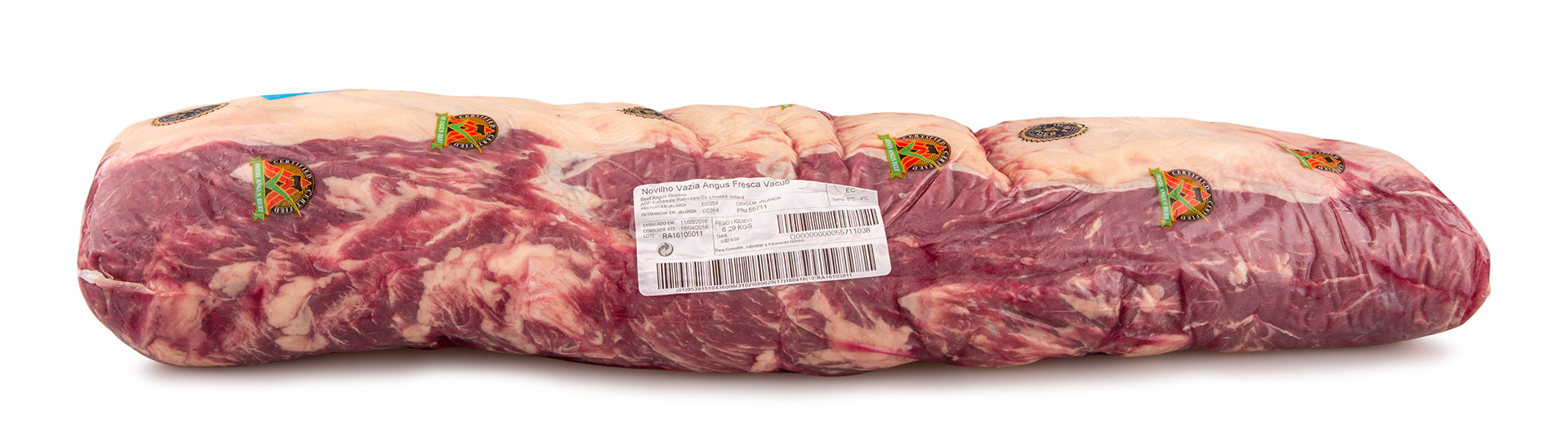 Novilho Vazia Angus Fresca Vácuo Novilho Vazia Angus Fresca Vácuo