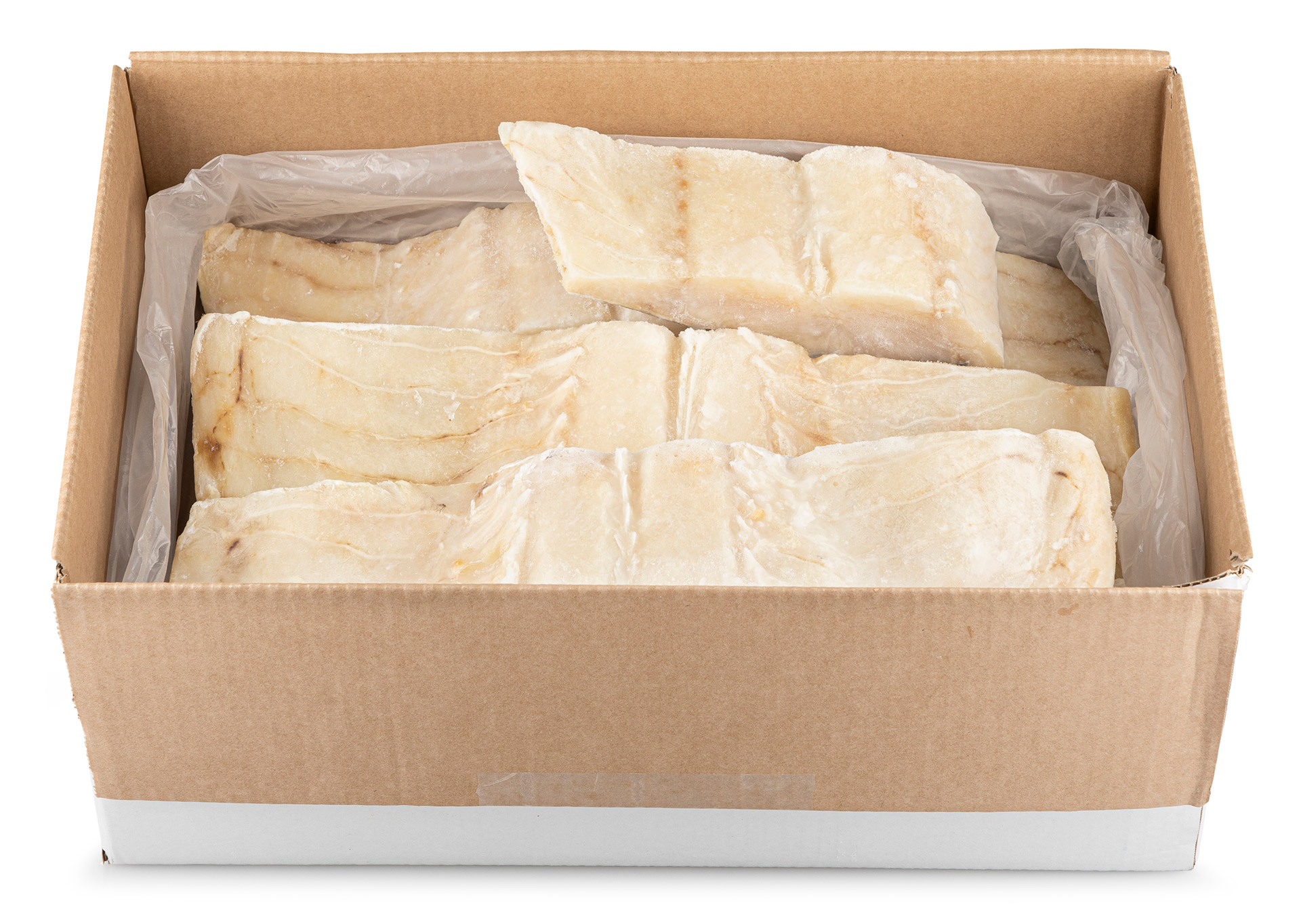 Bacalhau Demolhado Posta Longa Asa Branca 800/1000 Congelado Uli Caixa 10Kg