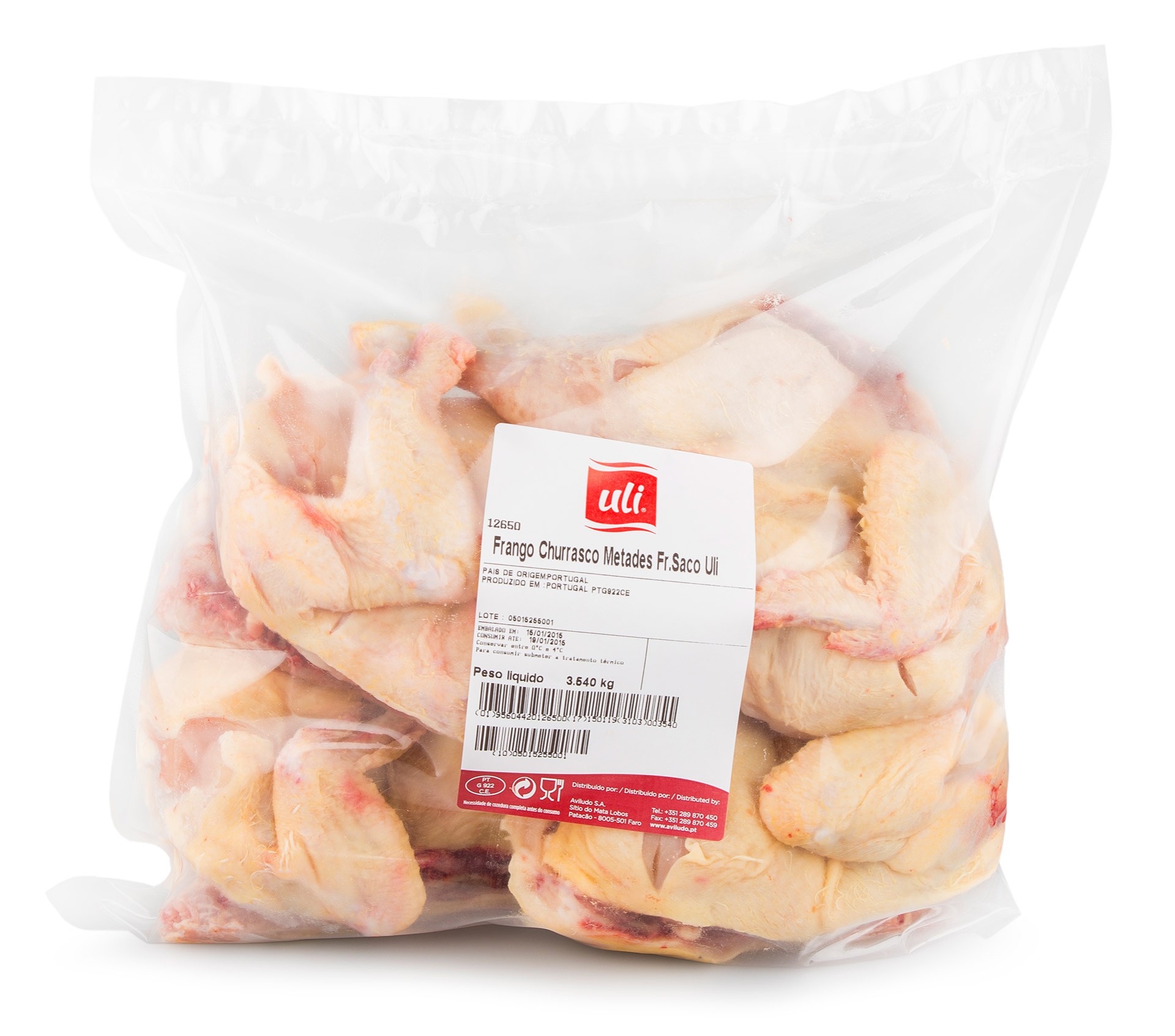 Frango Churrasco Metades Fresco Uli Saco Frango Churrasco Metades Fresco Uli Saco