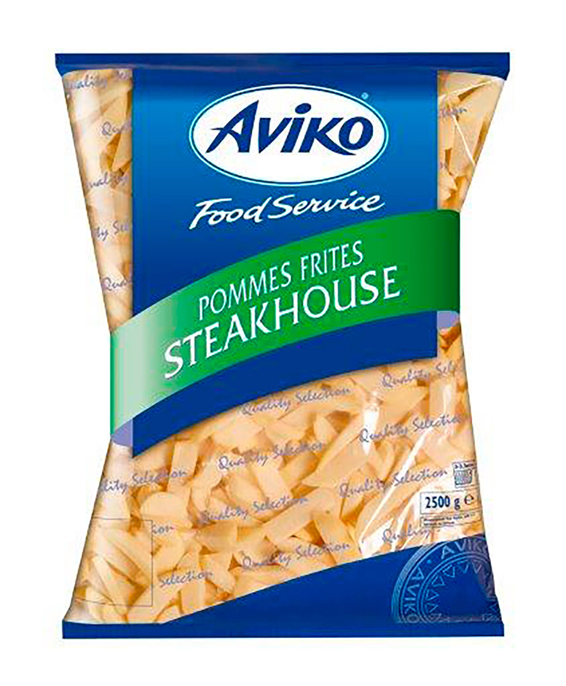 Batata Pom Steakhouse Congelada Aviko 5x2,5 kg
