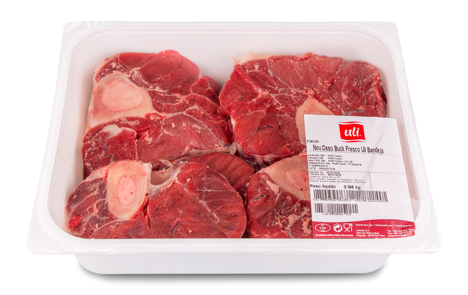 Novilho Osso Buck Fresco Uli Bandeja
