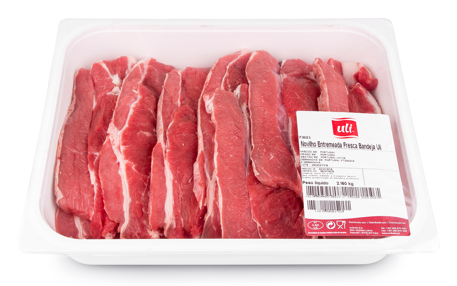 Novilho Entremeada Fresca Uli Bandeja