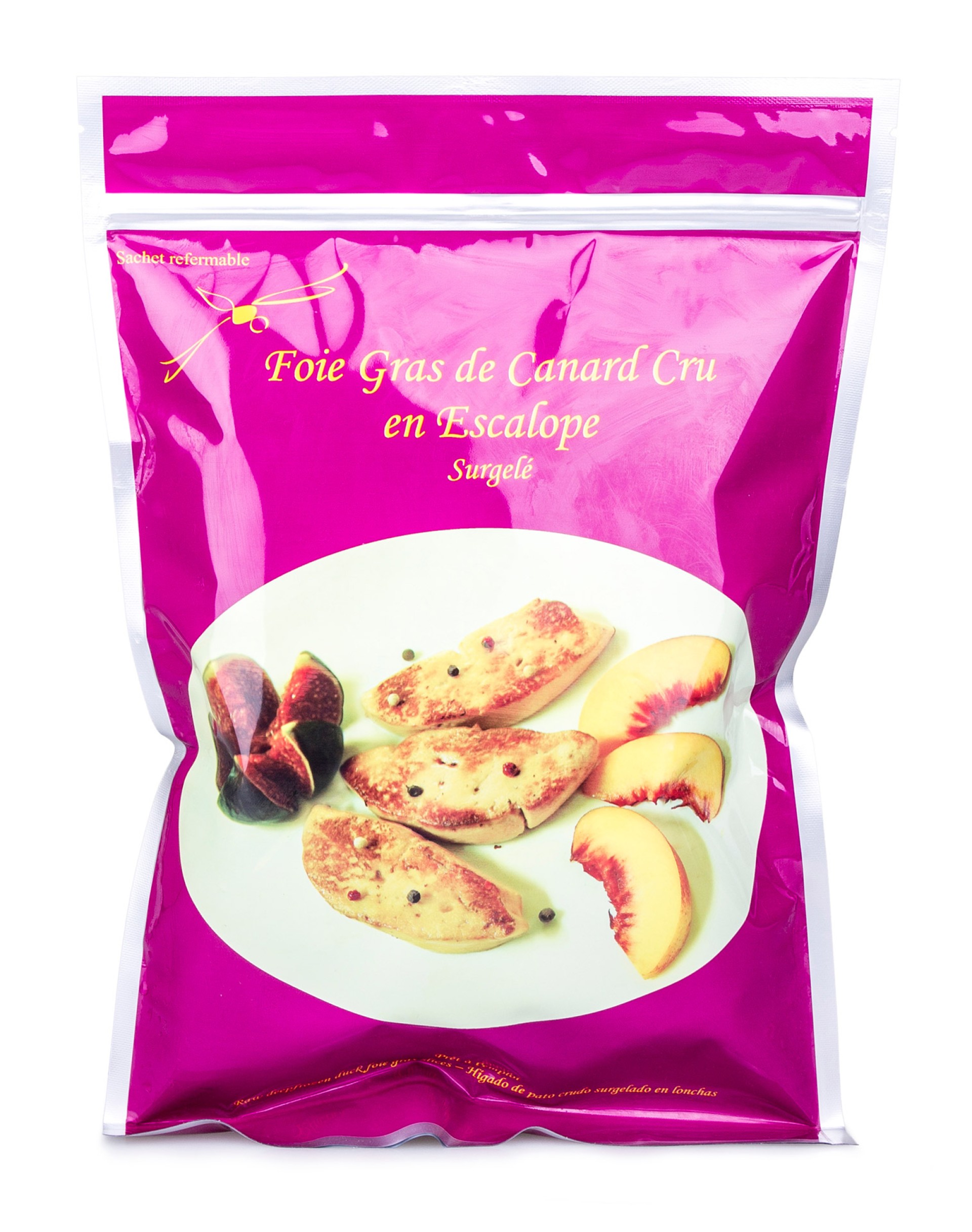 Foie Gras Cru Fatiado 40/60 g Congelado Cx 3 kg IQF