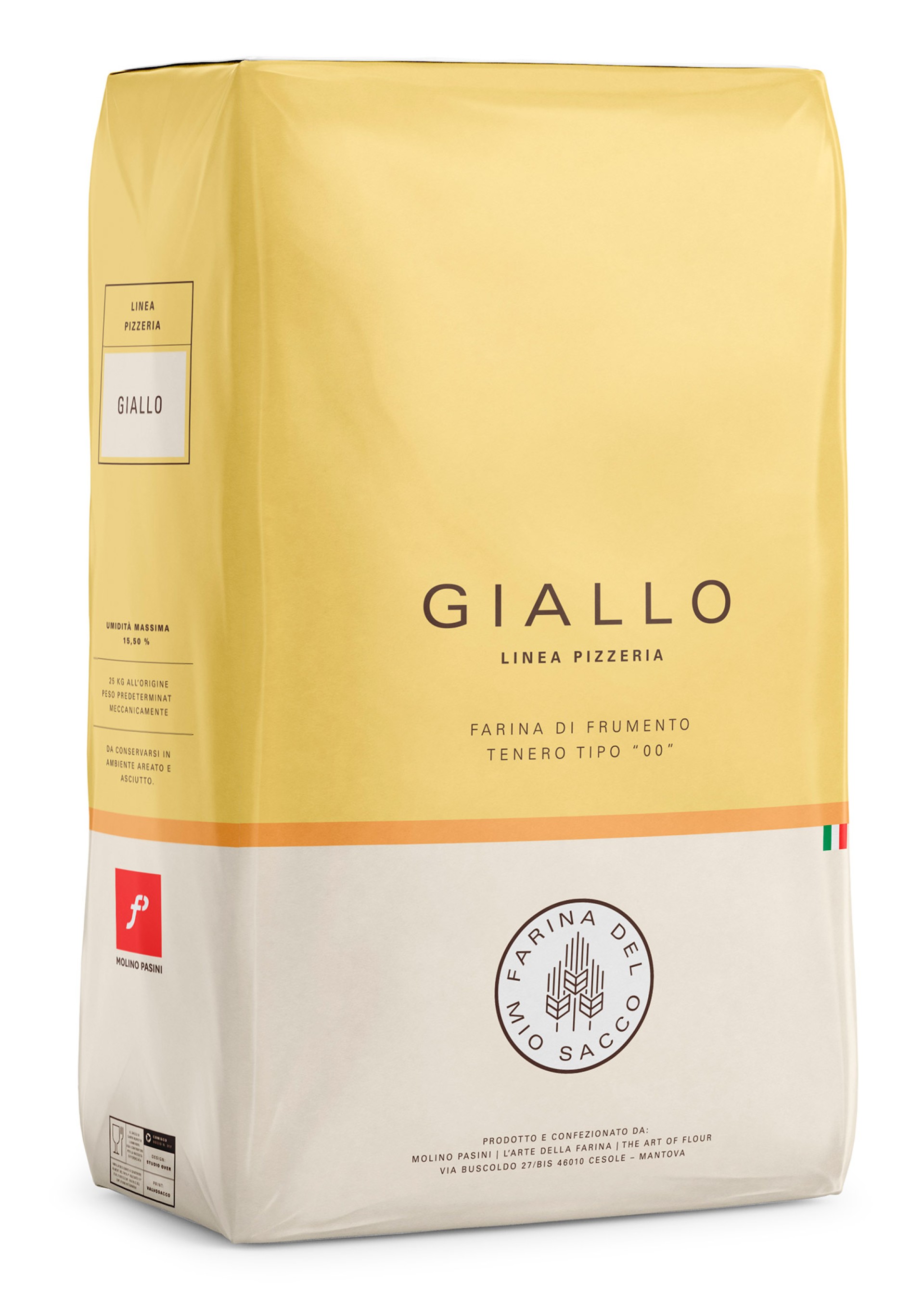 Farinha Amarela Spiga Molino Pasini Saco 25 kg Farinha Amarela Spiga Molino Pasini Saco 25 kg