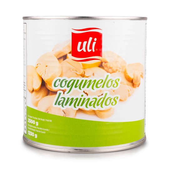 Cogumelos Cortados Uli Lata 3x2,5 kg
