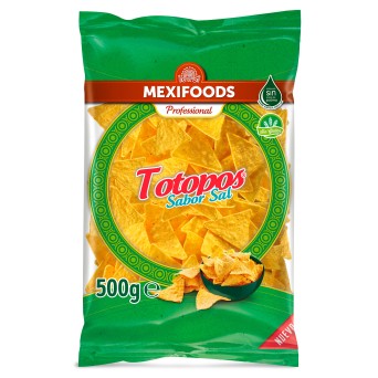 Nachos Mexicanos Chip c/ Sal 12x500 g